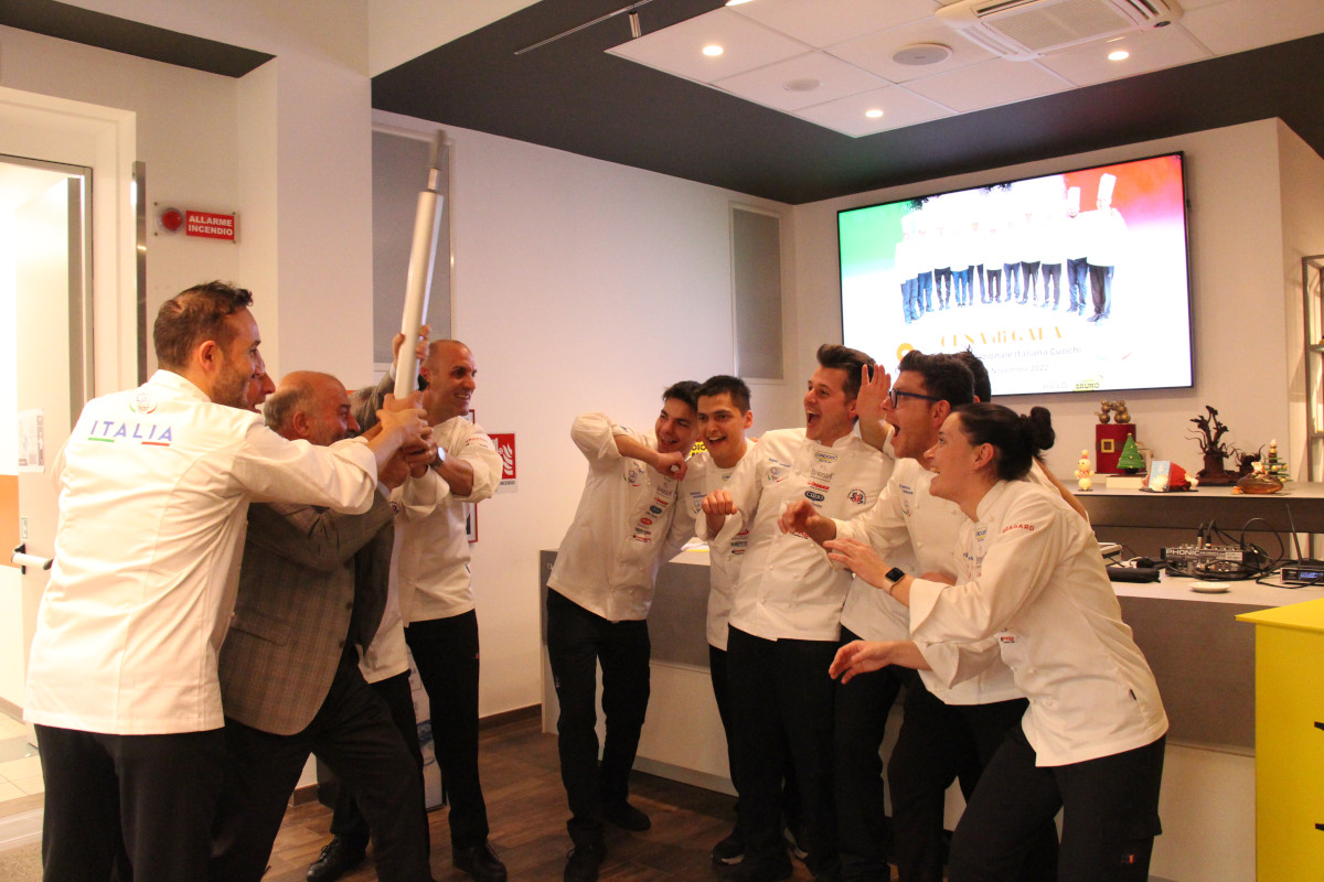 La Nazionale italiana cuochi pronta per la Coppa del mondo di cucina