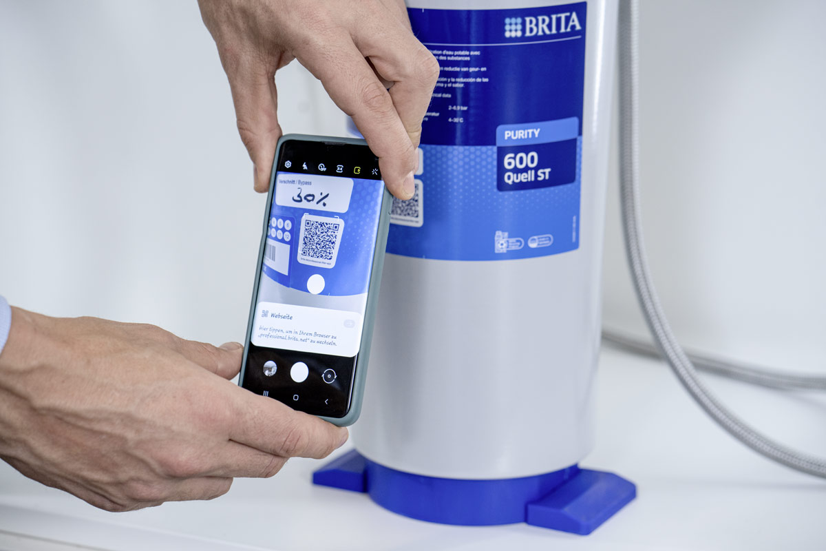 Filtro dell'acqua perfetto? Lo sceglie l'app Professional Filter Service di Brita