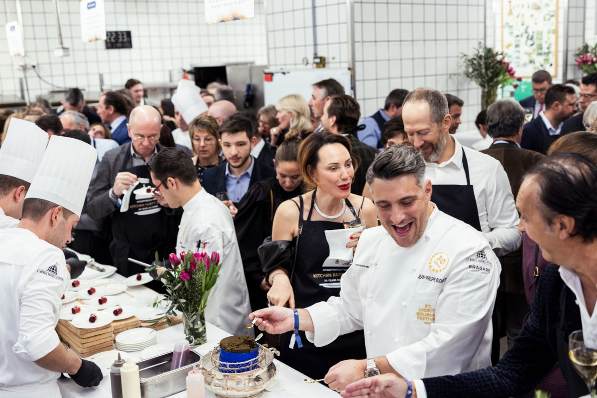 St. Moritz illuminata dalle stelle... Michelin: successo per il Gourmet Festival