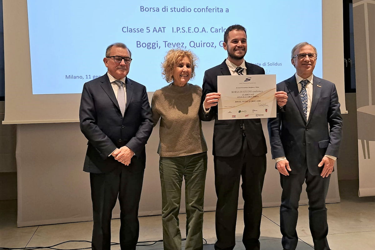 Solidus Turismo: consegnate 5 borse di studio ad allievi di 3 istituti alberghieri