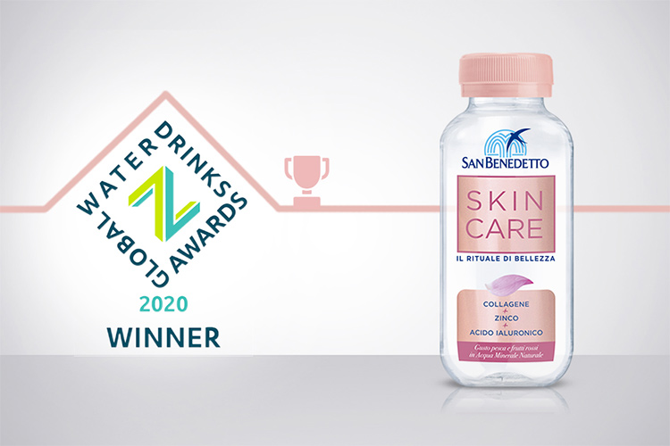 San Benedetto Skincare conquista il Global Water Drinks Award