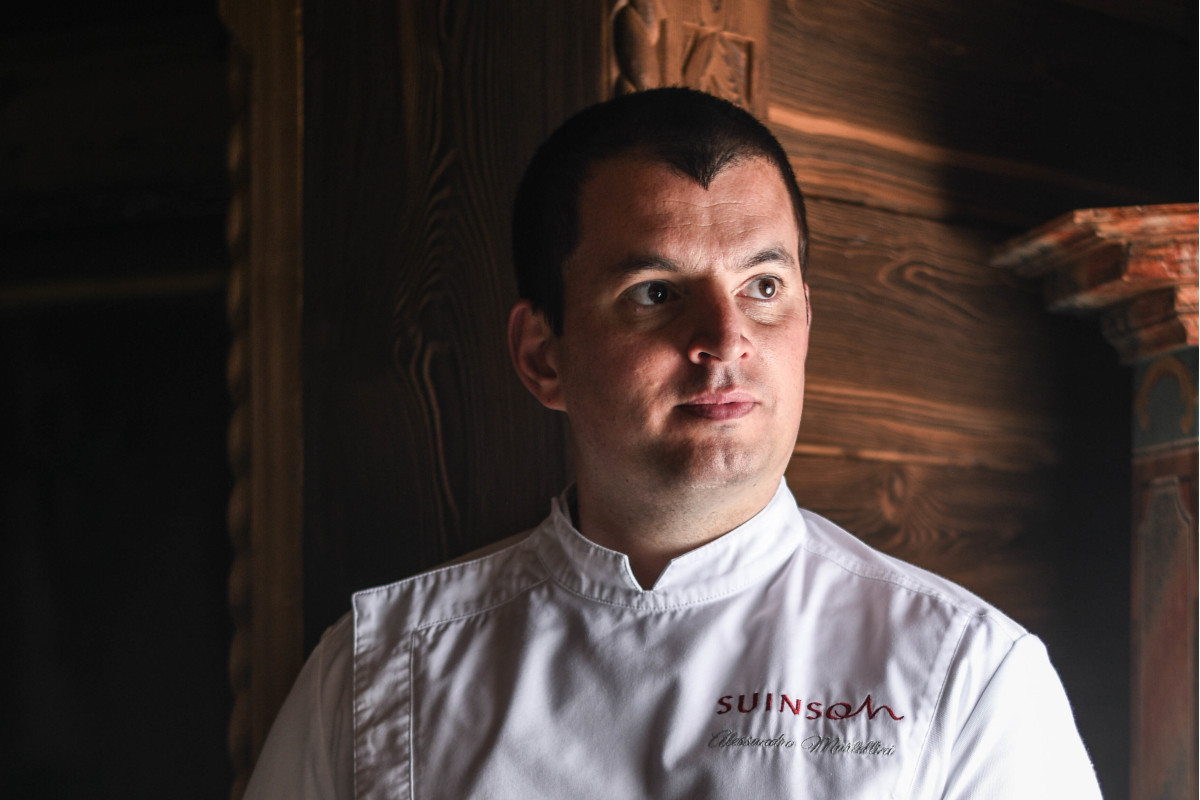 Il cuoco Alessandro Martellini  Il Suinsom arriva… in cima: una stella Michelin ad Alessandro Martellini