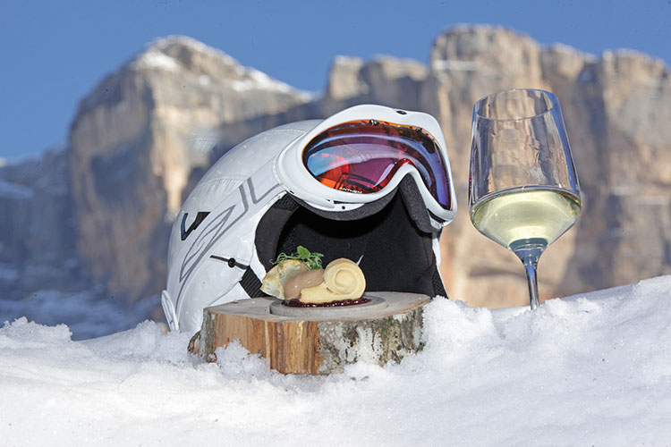 Alta Badia, l'enogastronomia d'inverno Si comincia da Sciare con gusto