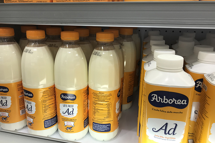 (Arborea, specialisti del latte con stabilimenti in tutta Italia)