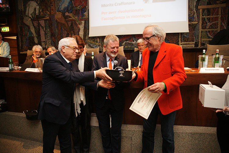 Baldassare Agnelli, Rosanna Bonadei, Alberto Lupini e Moritz Craffonara (Award IaT 2018: Bombana, Craffonara, Moroni, Sacbo, Felicori, Fresco Piada)