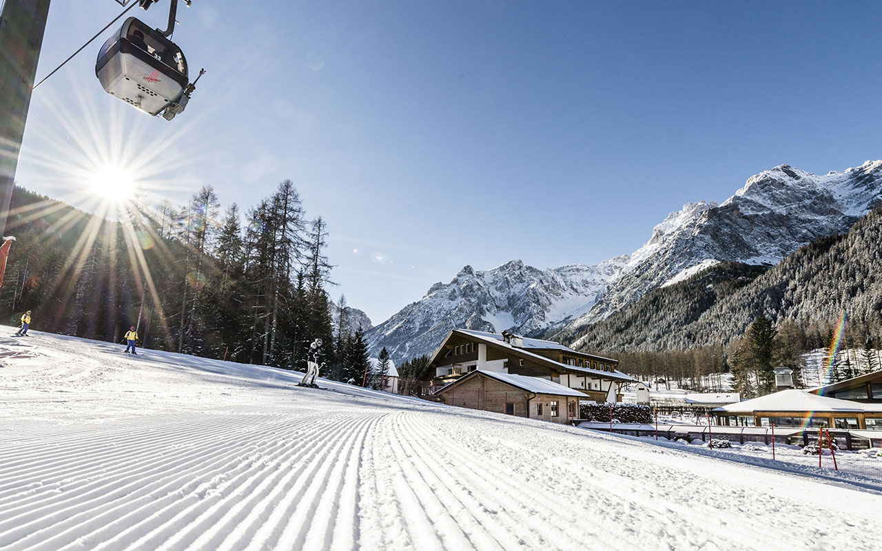 Piste vicino al Bad Moos. Foto: Hannes Niederkofler Si torna a sciare in Val Pusteria e Val Gardena! ecco le offerte e le piste