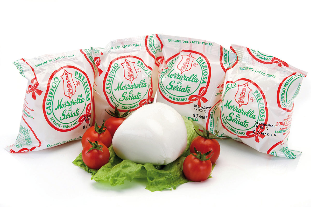 Mozzarella di Seriate Formaggi confezionati in sicurezza grazie a Foodline di Siad