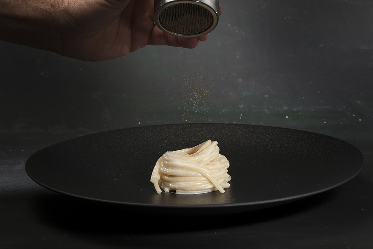 Cacio e pepe di lago