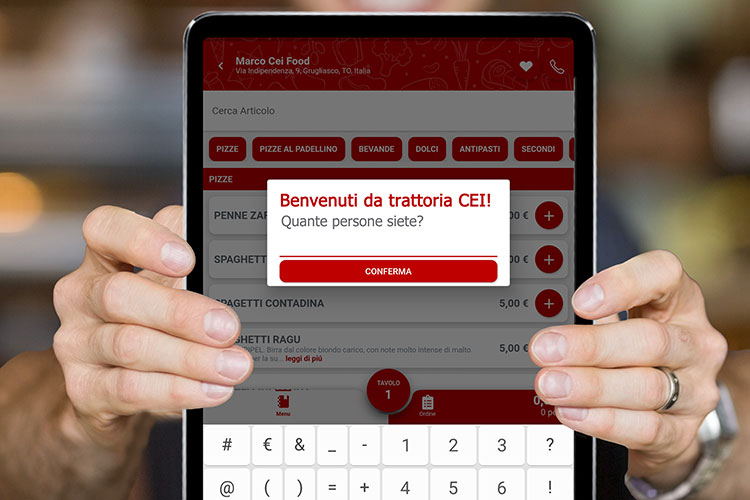CEI Food, il futuro del fuori casa Gestione ordini su misura