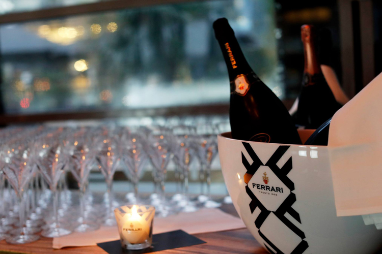 Cantine Ferrari con Milano Food City Al centro la Carta di Milano