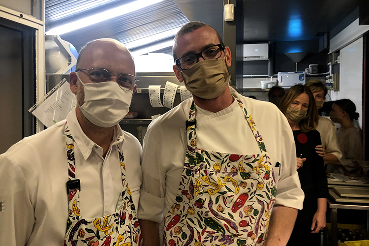 Moreno Cedroni e Luca Abbadir - Moreno Cedroni gioca in cucina con la maturità di 36 anni ai fornelli