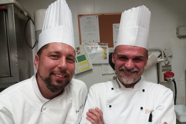 Daniele Zennaro e Luciano Sarzi Sartori (Baglioni Regina Hotel di Roma Cena a 4 mani con Luciano Sarzi Sartori)