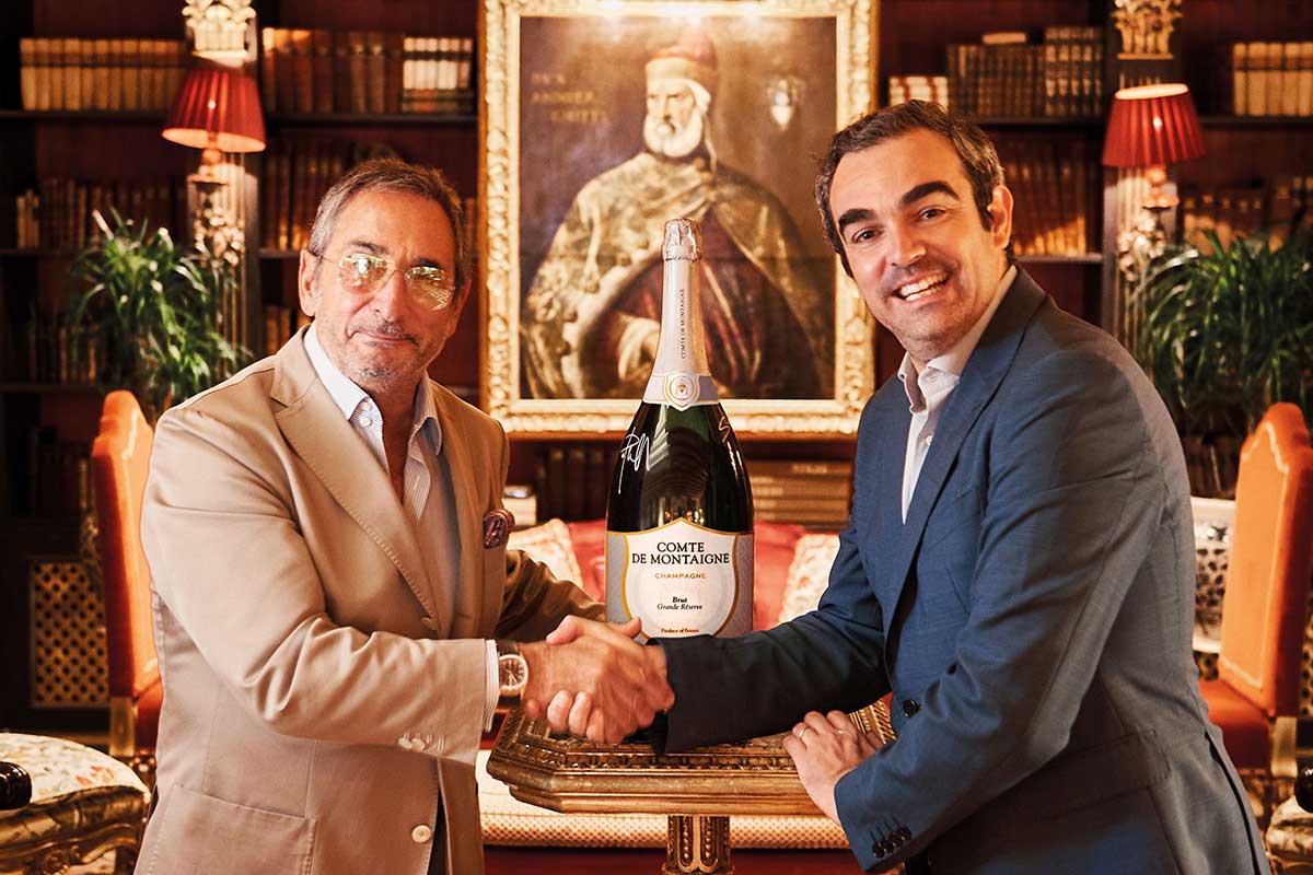 Paolo Lorenzoni, general manager The Gritti Palace, e Stéphane Revol, ceo Comte de Montaigne Comte de Montaigne rafforza la partnership con i locali