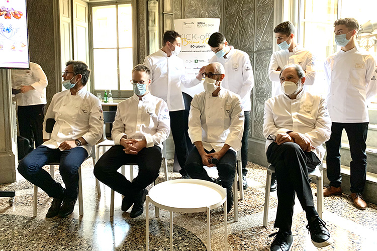 Carlo Cracco, Alessandro Bergamo, Enrico Crippa, Luciano Tona Bocuse d’Or, Unita e determinata  La squadra Italia è pronta per Lione