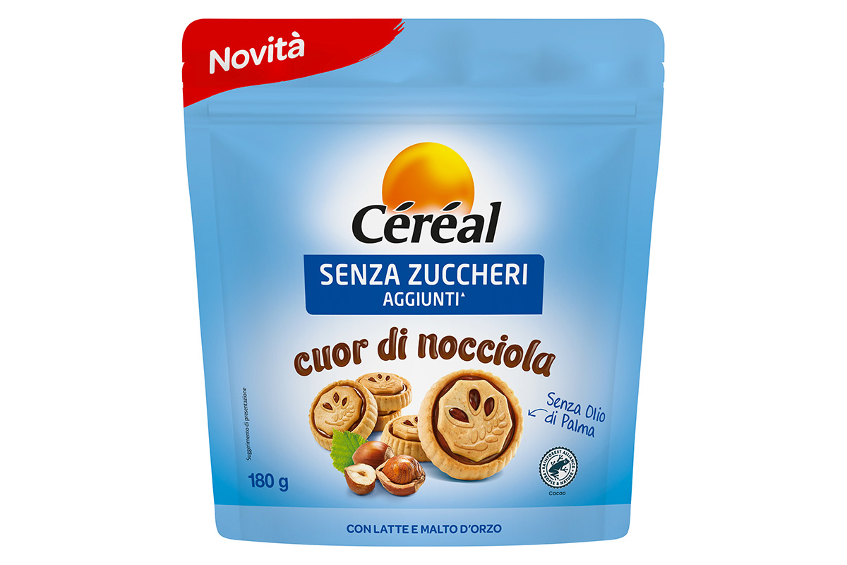 Cuor di Nocciola C&eacute;r&eacute;al Senza Zuccheri aggiunti Sapori di alta gamma per puri momenti di relax