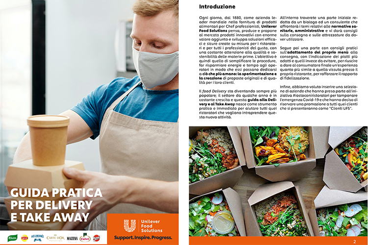 Da Unilever Food Solutions la Guida per delivery e take away