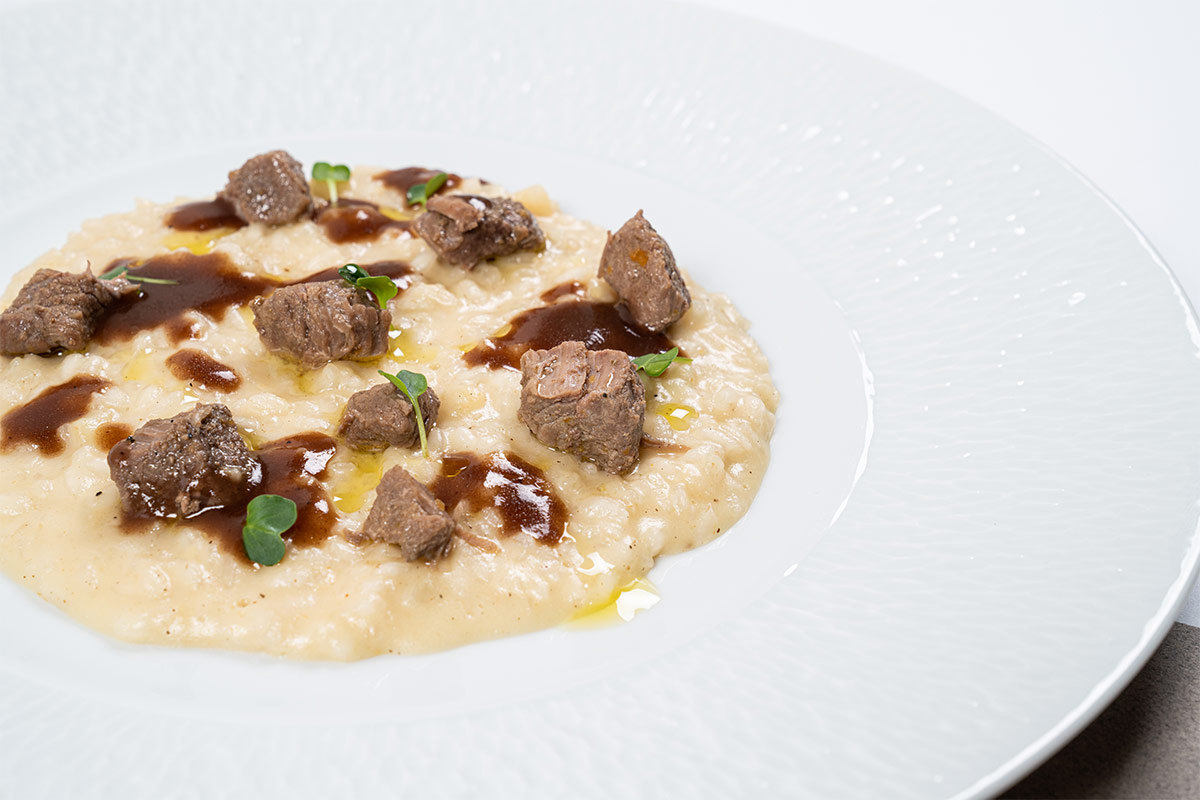 Risotto con crema di sedano di Verona