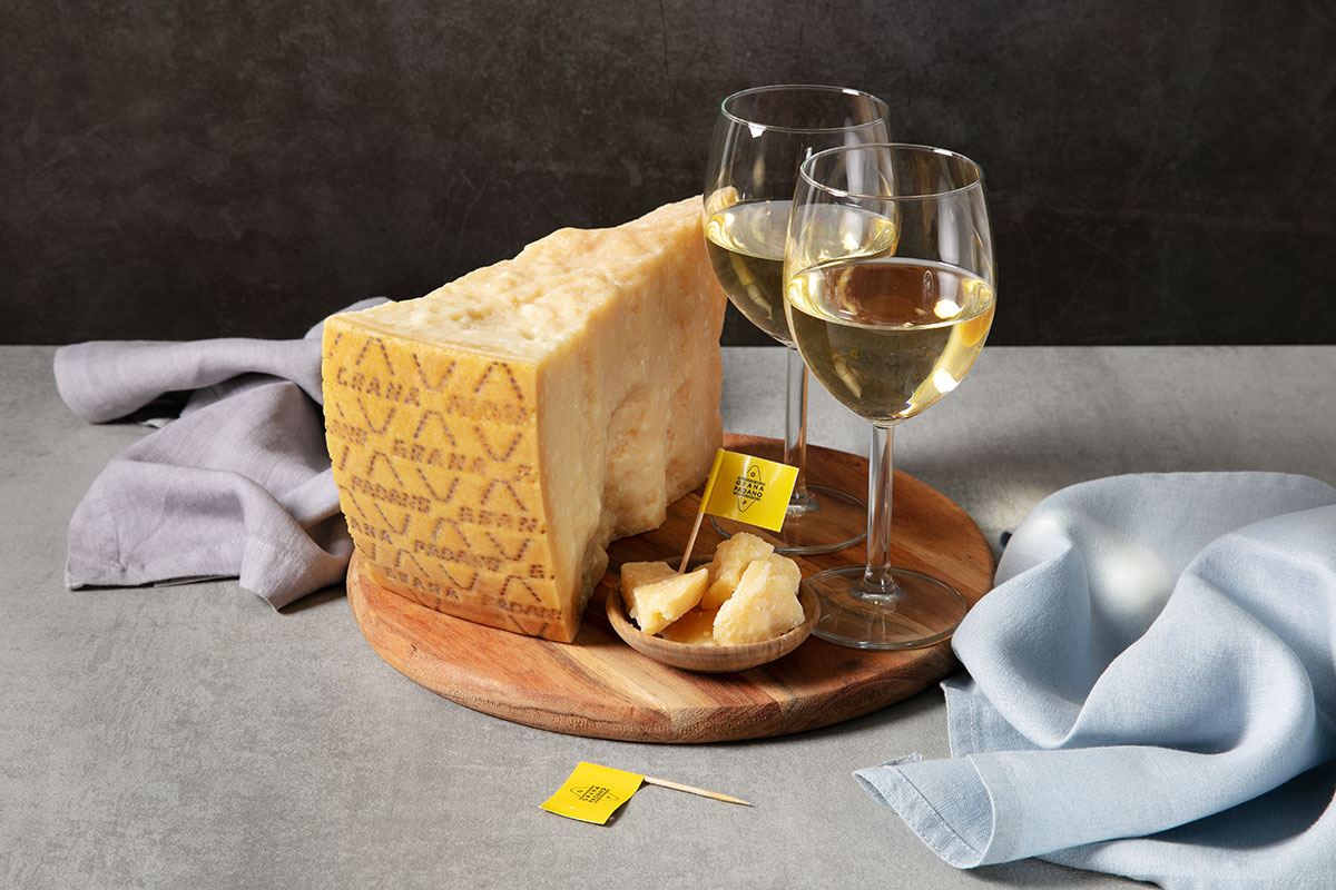 Grana Padano Dop e vino, una coppia vincente