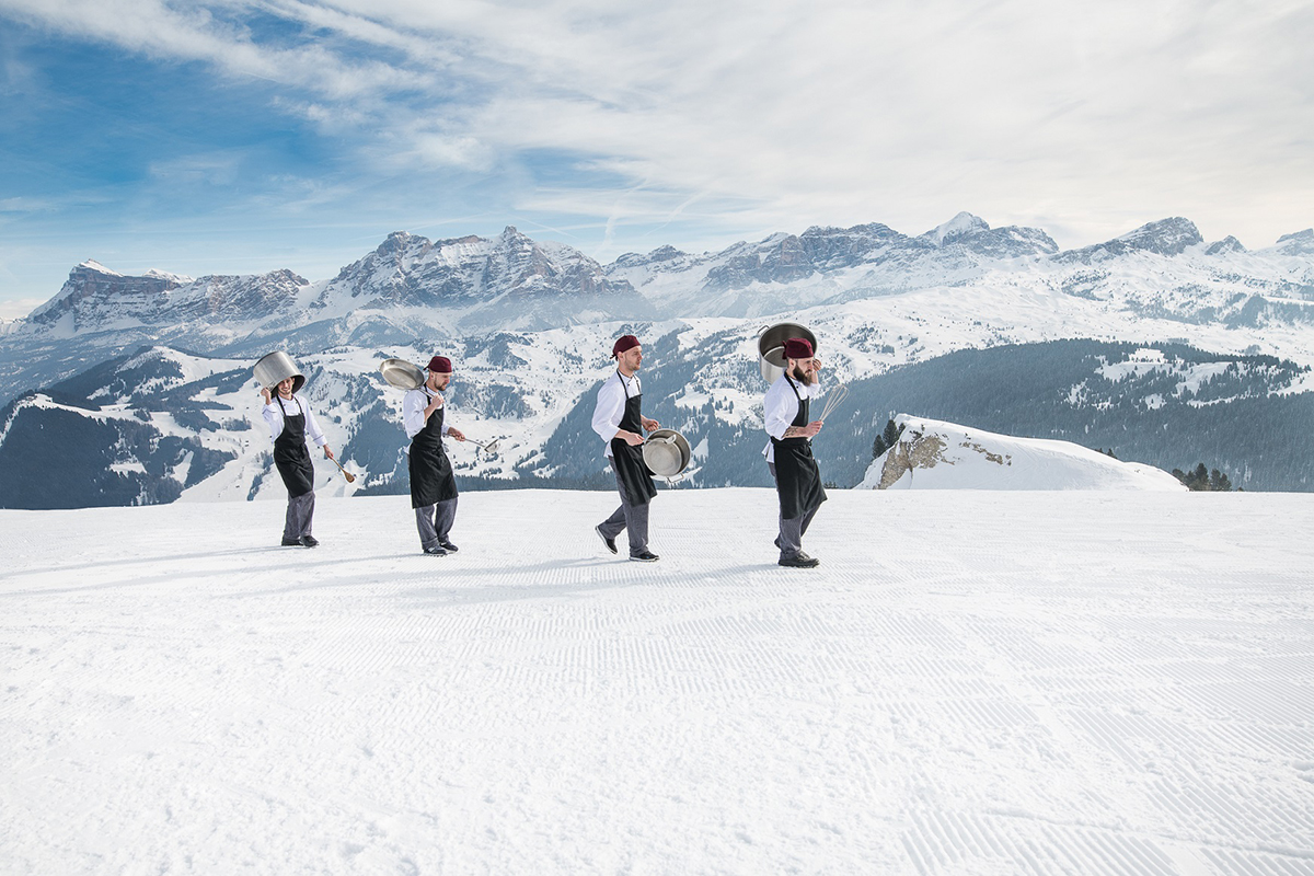 Alta Badia Gourmet Skisafari. Foto: Armin Terzer Skisafari con lo chef: ecco le stelle che brillano sulla neve dell’Alta Badia