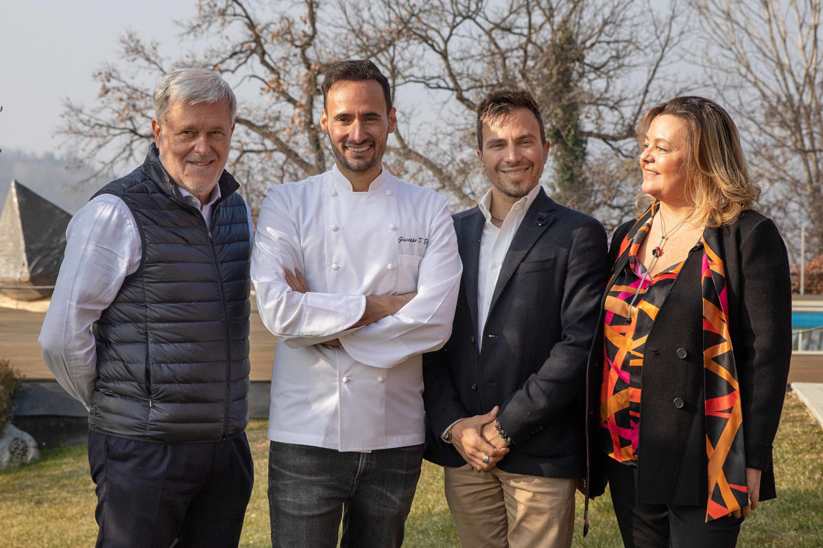 Chef e titolari de La Madernassa Ecco il nuovo chef de La Madernassa: è Giuseppe D'Errico