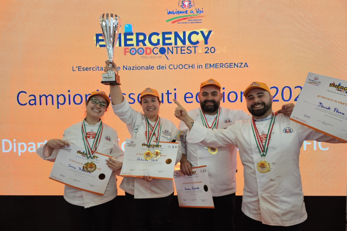 Gabriella Sechi e il Dsefic Sardegna trionfano all'Emergency Food Contest