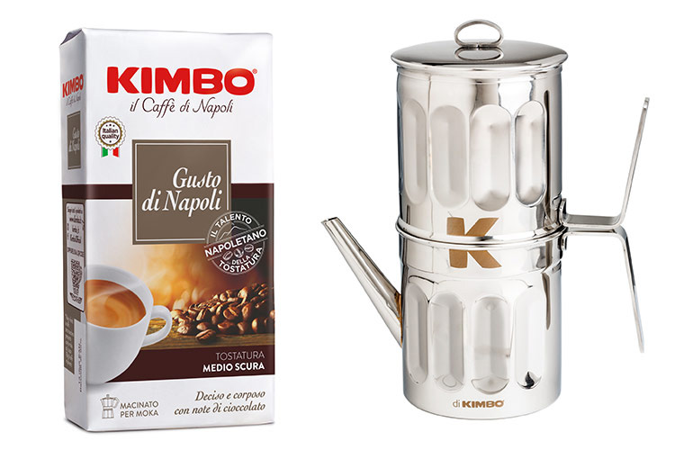 Con la Cuccuma di Kimbo il caffè vertice della tradizione