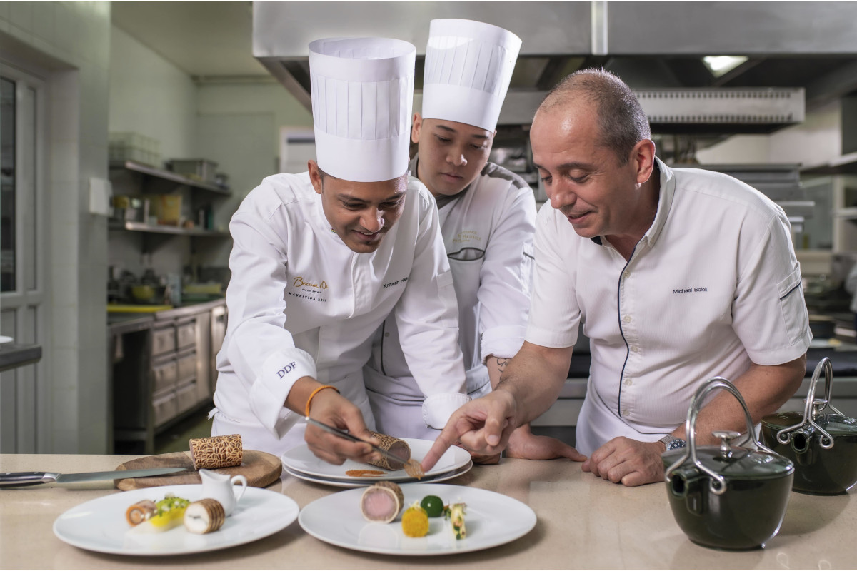 Kritesh Halkory, Brady Ning Fuk Chong e Micheal Scioli Successo per Mauritius, per la prima vola al Bocuse d'Or di Lione