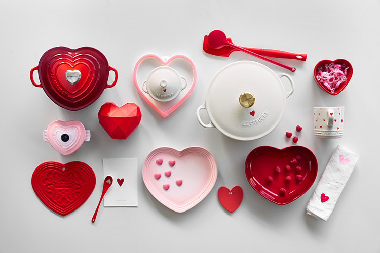 L&rsquo;Amour Collection a San Valentino Le Creuset ci mette il cuore