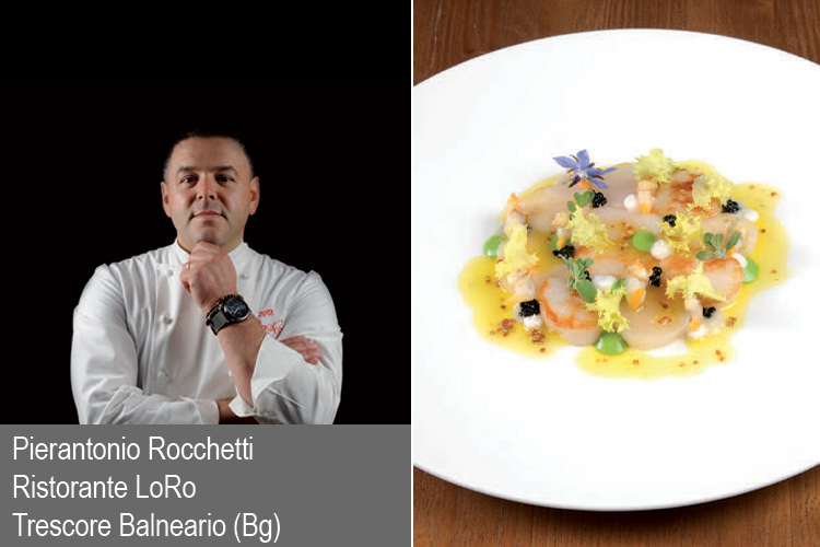 Pierantonio Rocchetti con il suo piatto (Oltre il velo…) Pierantonio Rocchetti con il suo piatto (Oltre il velo…)