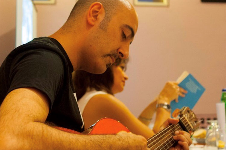 Gianluca Morozzi (Mangia come scrivi a Parma Una cena tra musica e letteratura)