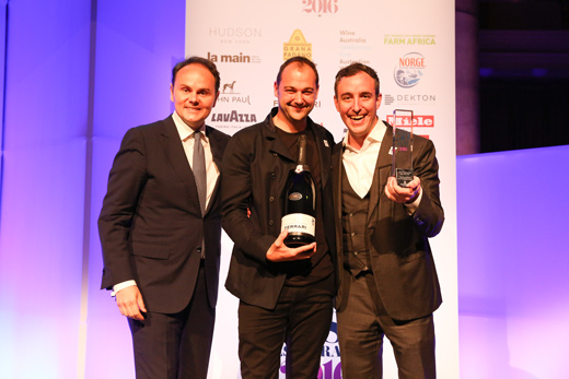 Matteo Lunelli, Daniel Humm e Will Guidara