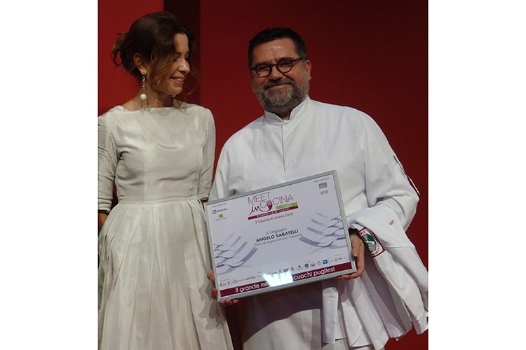 Federica Stella Blasi e Angelo Sabatelli (Meet in Cucina Puglia Stelle e formazione alla 1&ordf; edizione)