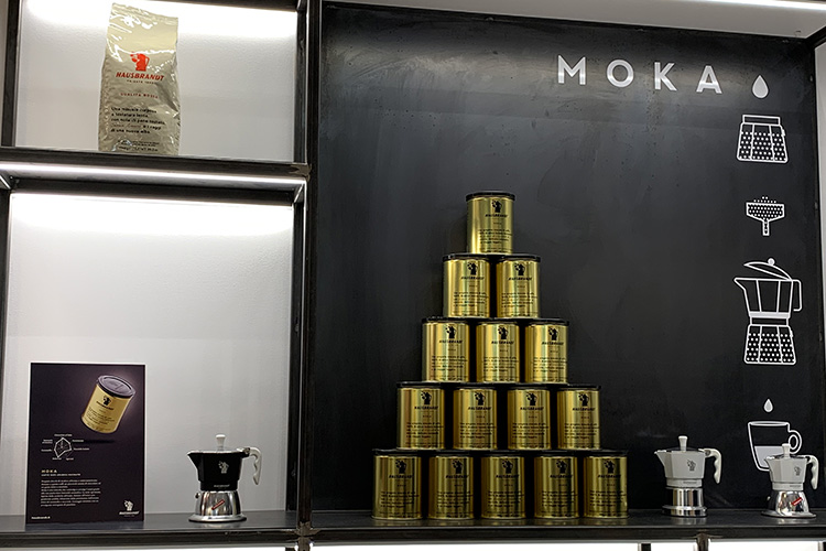 Moka, caff&egrave; macinato 100% Arabica Hausbrandt, un panorama di aromi