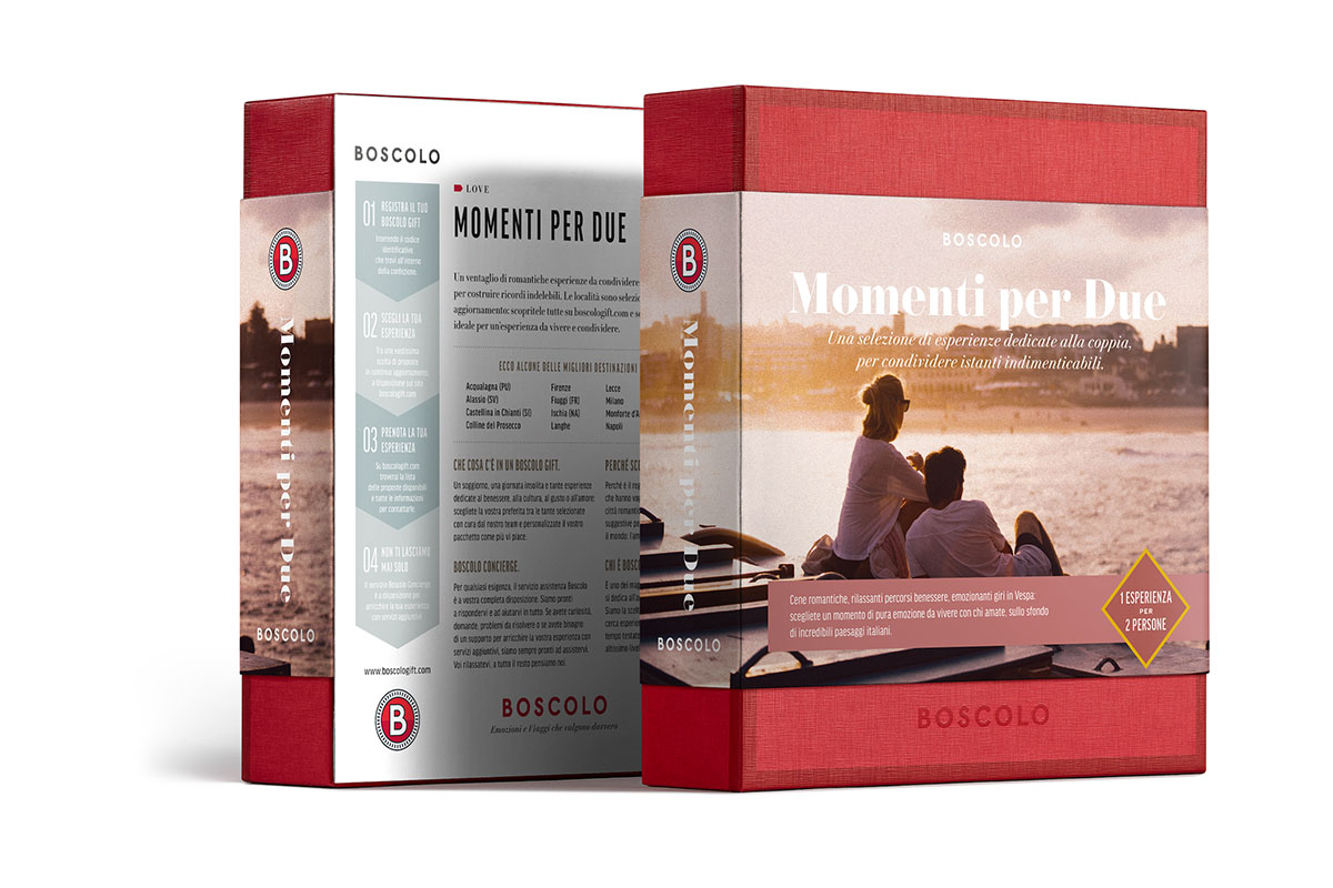 Il cofanetto Momenti per due Dal giro in vespa alle città più romantiche: le idee di Boscolo Gift Love Collection Il cofanetto Momenti per due Dal giro in vespa alle città più romantiche: le idee di Boscolo Gift Love Collection