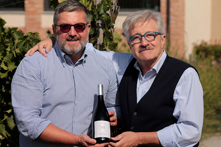 Jean François Coquard e Roberto Lechiancole (Monsieur Pinot Noir Prime Alture Lechiancole: Ho coronato un sogno)