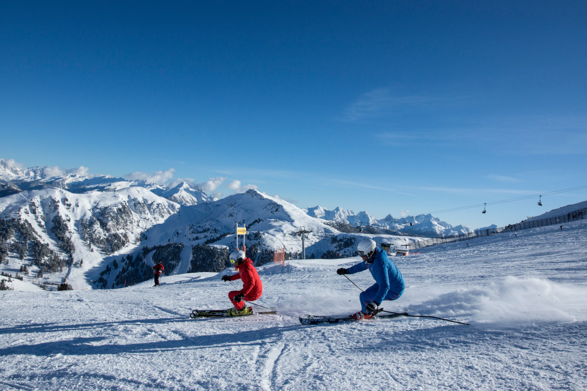 Sci a Pala di Santa - Obereggen Ski (Foto: Paolo Codeluppi) Stagione sciistica 2024-2025: Obereggen e Carezza pronte per un inverno di sci e sostenibilità