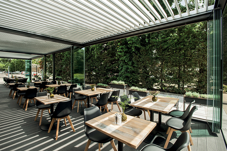 Pergola bioclimatica Med Twist Gibus - Pergole bioclimatiche &ldquo;Healthy solutions&rdquo; per l&rsquo;ospitalit&agrave;
