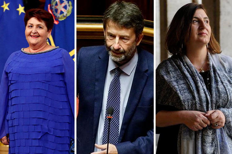 Teresa Bellanova, Dario Franceschini e Nunzia Catalfo - Ristoranti, nel decreto di agosto il bonus per pagamenti col Pos