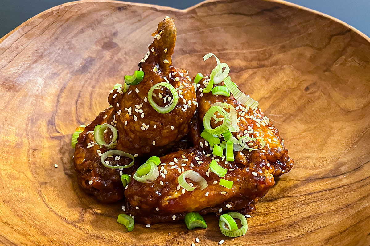 Pollo fritto con salsa alla coreana Pollo fritto con salsa alla coreana