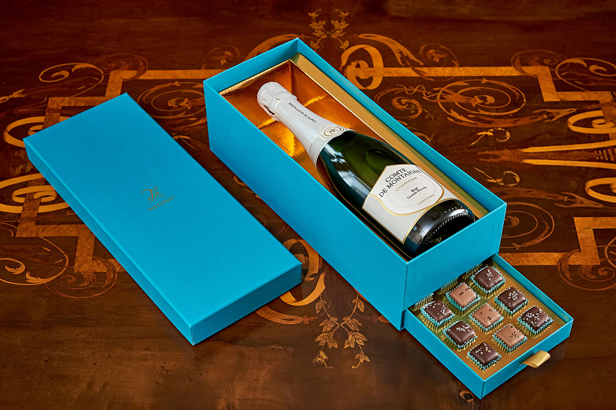 La speciale combo Champagne e cioccolato Matrimonio gourmet tra Comte de Montaigne e T’a Milano