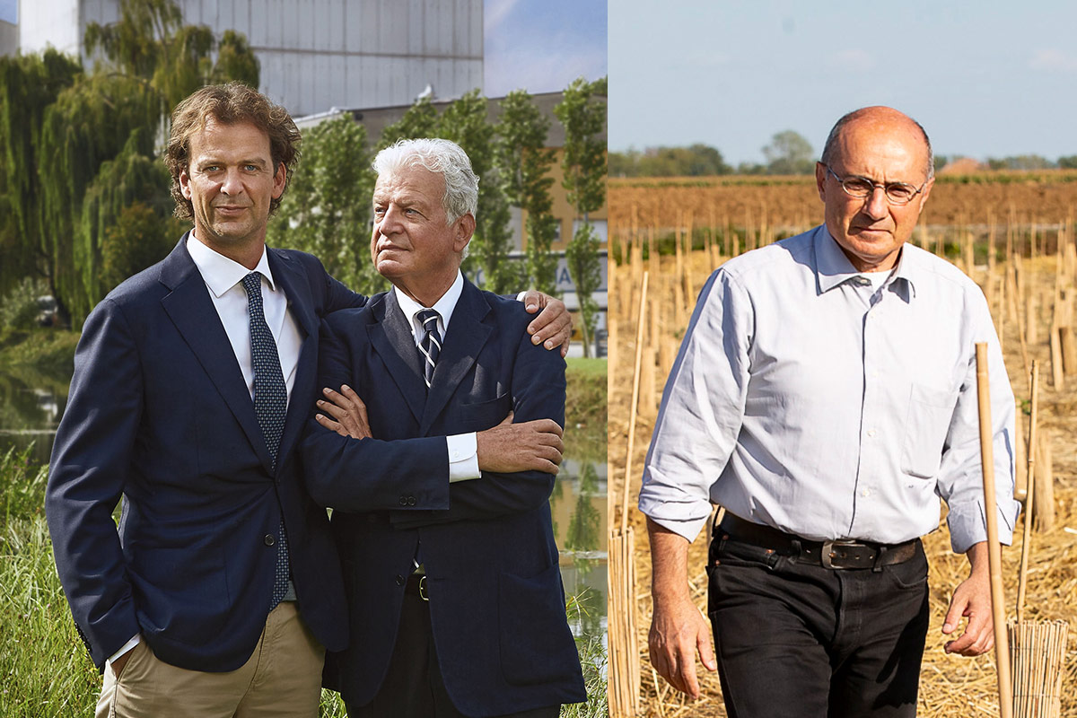 Riccardo e Giorgio Agugiaro (foto: Matteo Danesin) e Alberto Figna “Il Bosco del Molino”, nuova casa per lo sviluppo di progetti ecosostenibili