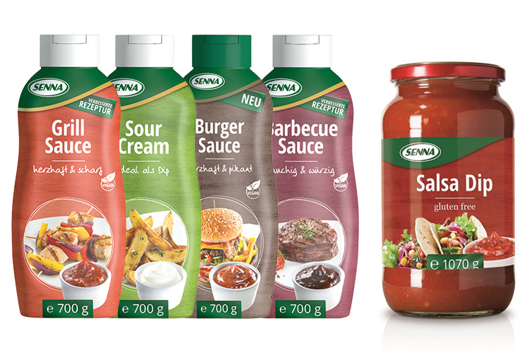 Salsa Grill Mexico, Sour Cream, Salsa Burger, Salsa Barbecue, Salsa Dip - Salse Senna pronte all&rsquo;uso Pi&ugrave; gusto nei piatti dell&rsquo;estate