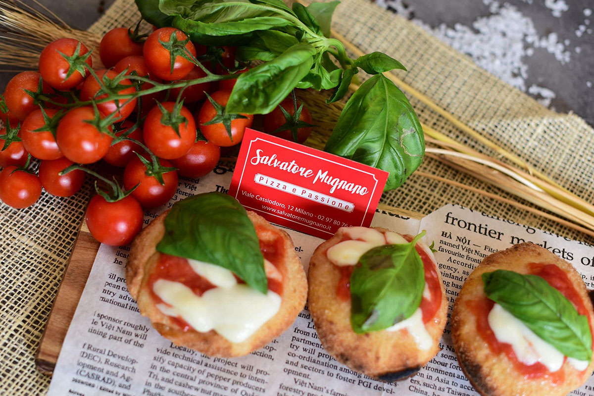 Pizzette Farine di altissima qualità, il segreto delle pizze di Salvatore Mugnano