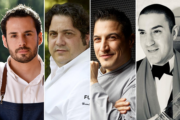 Andrea Tortora, Gianluca Fusto, Alessandro Bertuzzi e Fabrizio Fiorani (Sigep, Molino Pasini ospita un pastry chef al giorno)