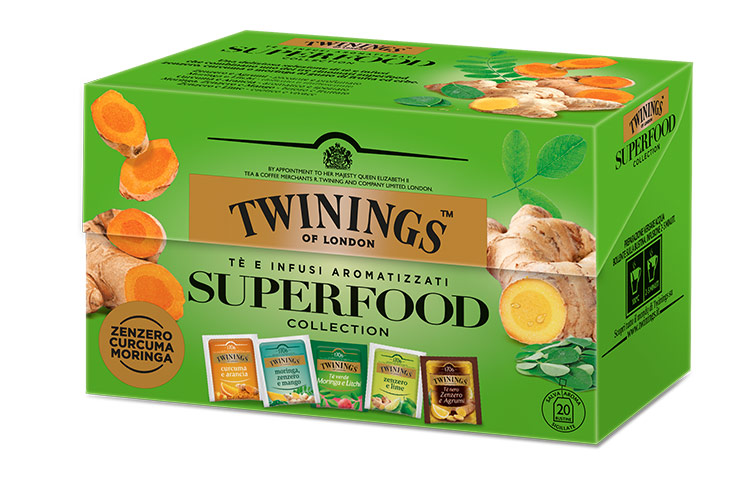 Twinings, nuovi tè e  infusi a basedi zenzero, curcuma e morniga