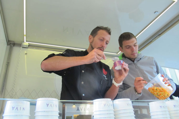 A Torino il gelato stellato Quattro gusti di quattro cuochi