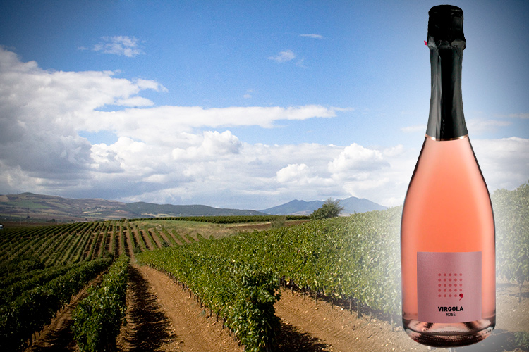 Virgola Spumante Rosé Brut - Virgola Spumante Rosé L’unicità delle bollicine lucane