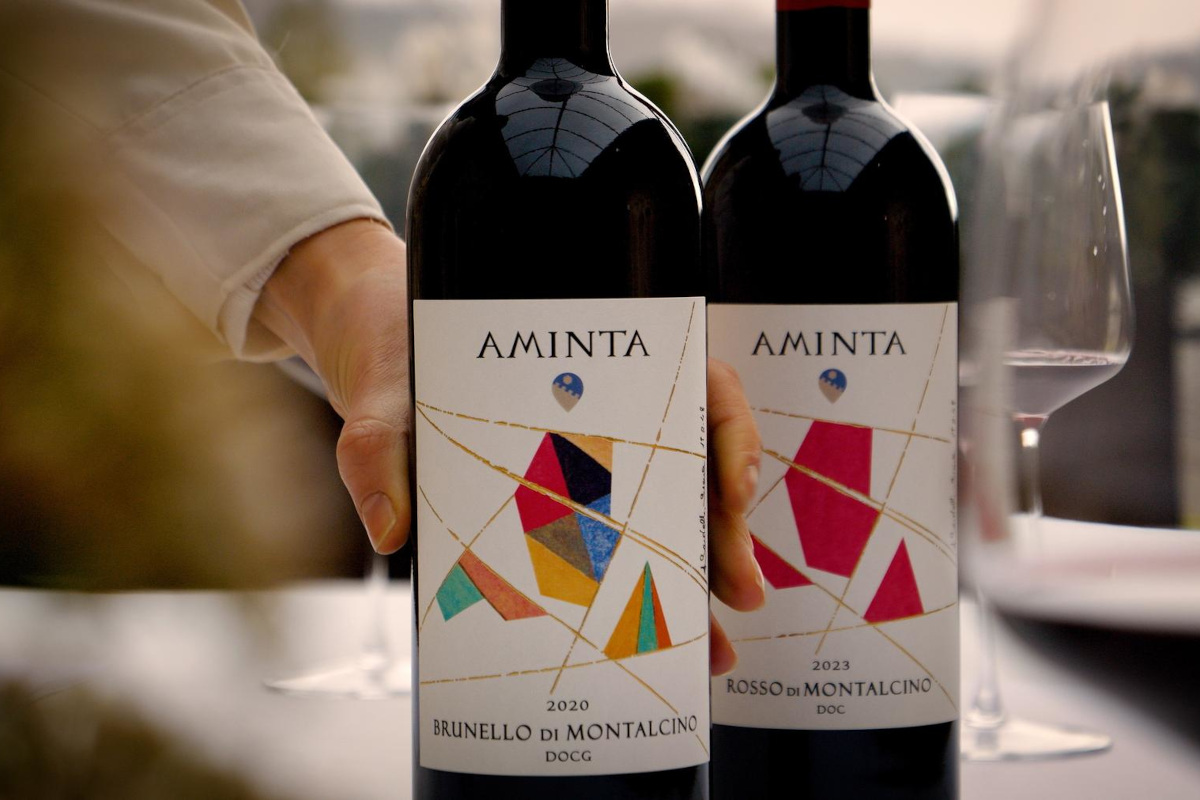 Cecchi, Brunello 2020 e Rosso 2023: le prime due etichette di Aminta svelate a Firenze