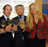 Luca Zaia, Paolo Bruni e Francesca Martini