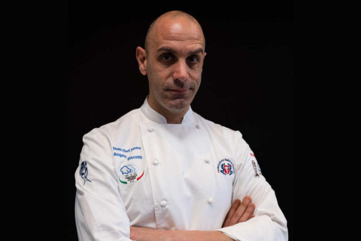 Lo chef Angelo Biscotti alle Olimpiadi della cucina a Stoccarda